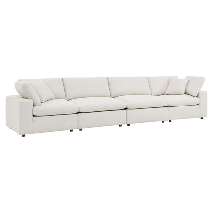 Modway EEI-6364 Commix Down Filled Overstuffed Boucle Fabric 4-Seater Sofa Modway
