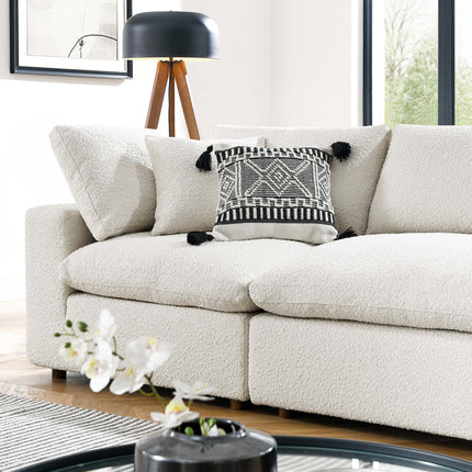 Modway EEI-6364 Commix Down Filled Overstuffed Boucle Fabric 4-Seater Sofa Modway
