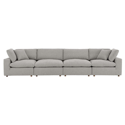 Modway EEI-6364 Commix Down Filled Overstuffed Boucle Fabric 4-Seater Sofa Modway