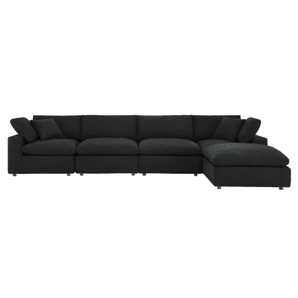 Modway EEI-6365 Commix 5-Piece Down Filled Overstuffed Boucle Fabric Sectional Sofa Modway