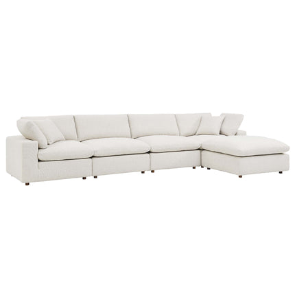 Modway EEI-6365 Commix 5-Piece Down Filled Overstuffed Boucle Fabric Sectional Sofa Modway