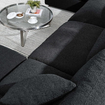 Modway EEI-6366 Commix 6-Piece Down Filled Overstuffed Boucle Sectional Sofa Modway