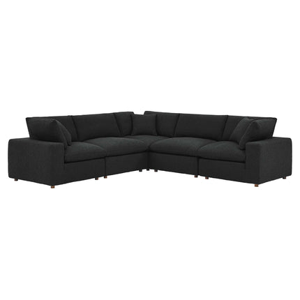 Modway EEI-6368 Commix 5-Piece Down Filled Overstuffed Boucle Sectional Sofa Modway