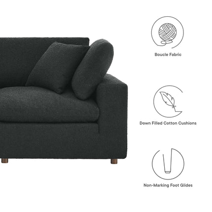 Modway EEI-6368 Commix 5-Piece Down Filled Overstuffed Boucle Sectional Sofa Modway
