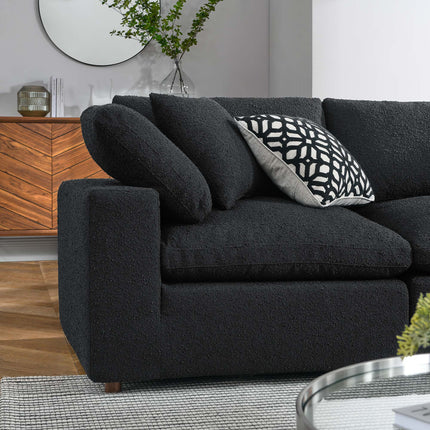 Modway EEI-6368 Commix 5-Piece Down Filled Overstuffed Boucle Sectional Sofa Modway