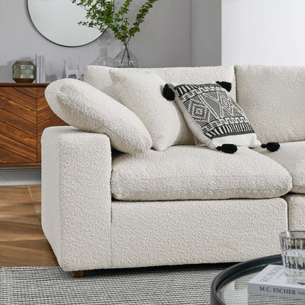 Modway EEI-6368 Commix 5-Piece Down Filled Overstuffed Boucle Sectional Sofa Modway