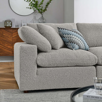Modway EEI-6368 Commix 5-Piece Down Filled Overstuffed Boucle Sectional Sofa Modway