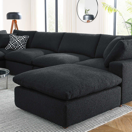 Modway EEI-6370 Commix 7-Piece Down Filled Overstuffed Boucle Sectional Sofa Modway