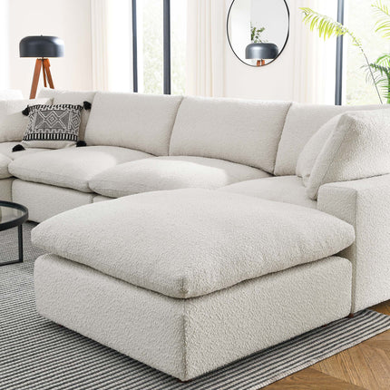 Modway EEI-6370 Commix 7-Piece Down Filled Overstuffed Boucle Sectional Sofa Modway