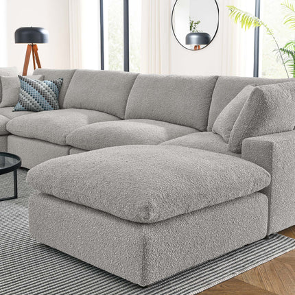 Modway EEI-6370 Commix 7-Piece Down Filled Overstuffed Boucle Sectional Sofa Modway