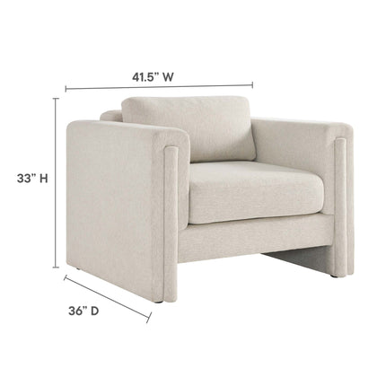 Modway EEI-6373 Visible Fabric Armchair Modway