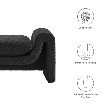 Modway EEI-6379 Waverly Boucle Fabric Bench Modway
