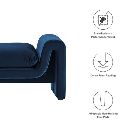 Modway EEI-6380 Waverly Performance Velvet Bench Modway