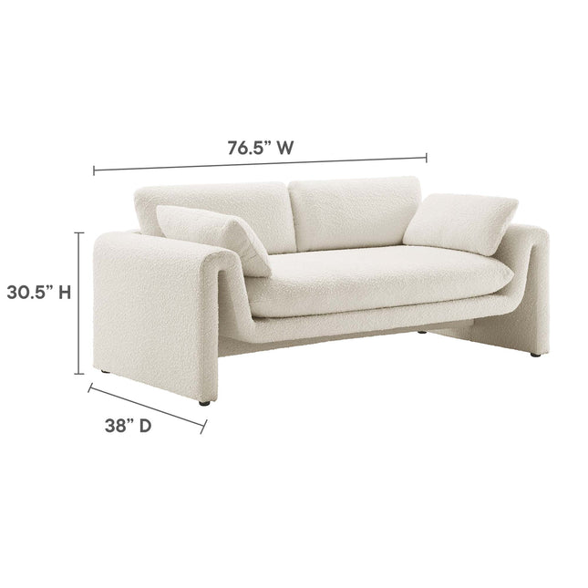Modway EEI-6381 Waverly Boucle Fabric Sofa Modway