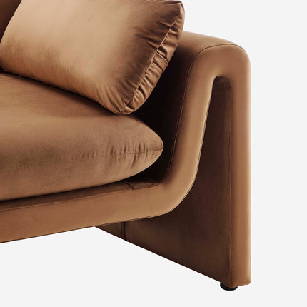 Modway EEI-6382 Waverly Performance Velvet Sofa Modway