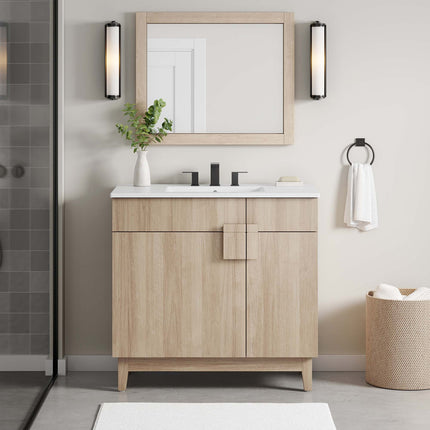 Modway EEI-6400 Miles 36" Bathroom Vanity Cabinet (Sink Basin Not Included) Modway