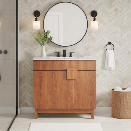 Modway EEI-6400 Miles 36" Bathroom Vanity Cabinet (Sink Basin Not Included) Modway