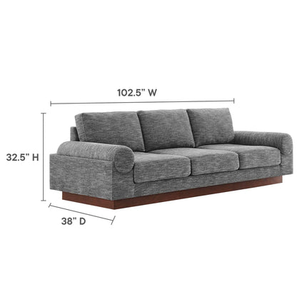 Modway EEI-6401 Oasis Upholstered Fabric Sofa Modway
