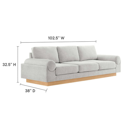 Modway EEI-6401 Oasis Upholstered Fabric Sofa Modway