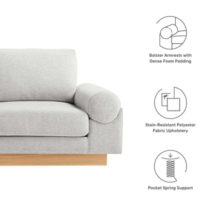 Modway EEI-6401 Oasis Upholstered Fabric Sofa Modway