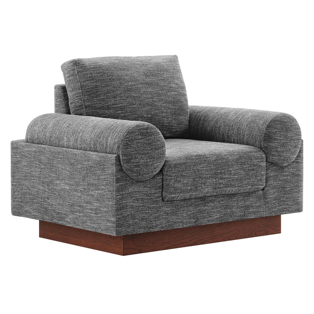 Modway EEI-6402 Oasis Upholstered Fabric Armchair Modway