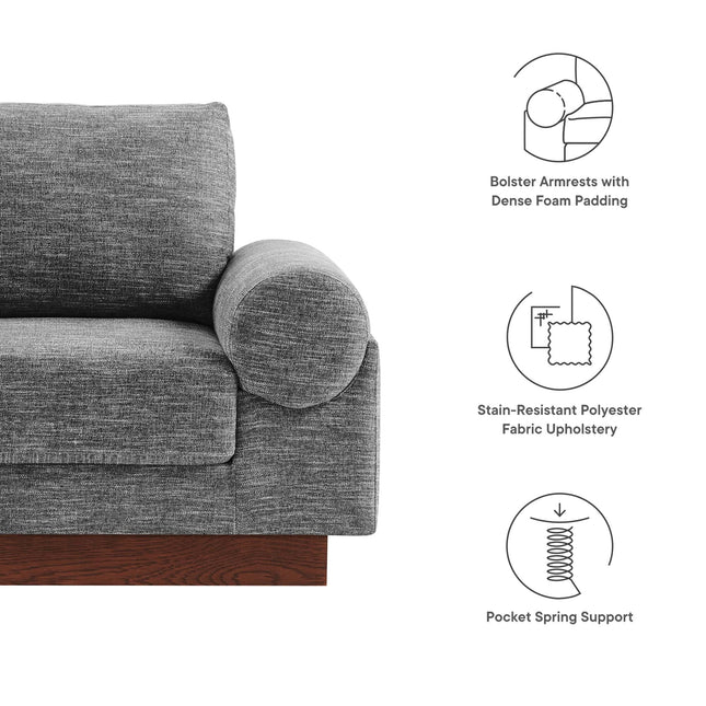 Modway EEI-6402 Oasis Upholstered Fabric Armchair Modway