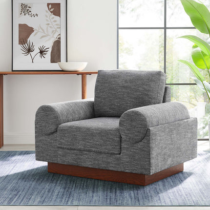 Modway EEI-6402 Oasis Upholstered Fabric Armchair Modway