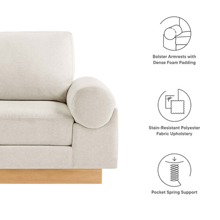Modway EEI-6402 Oasis Upholstered Fabric Armchair Modway