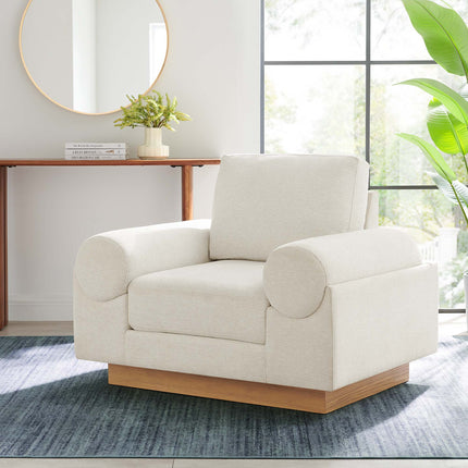 Modway EEI-6402 Oasis Upholstered Fabric Armchair Modway