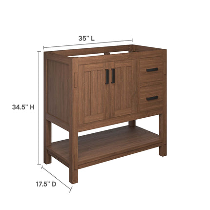 Modway EEI-6404 Ashlyn 36" Wood Bathroom Vanity Cabinet (Sink Basin Not Included) Modway