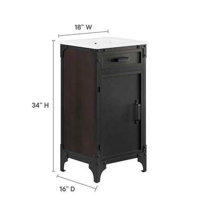 Modway EEI-6411 Steamforge 18" Bathroom Vanity - Plaza Home Decor