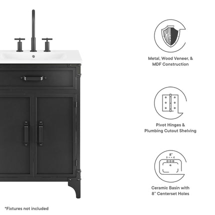 Modway EEI-6413 Steamforge 24" Bathroom Vanity - Plaza Home Decor