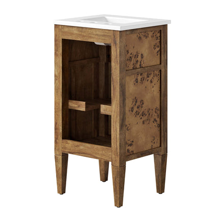 Modway EEI-6436 Elysian 18" Wood Bathroom Vanity Modway