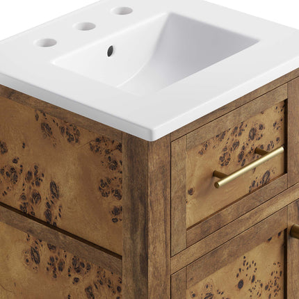 Modway EEI-6436 Elysian 18" Wood Bathroom Vanity Modway