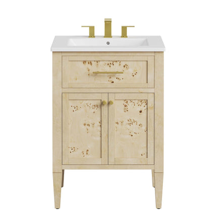 Modway EEI-6439 Elysian 24" Wood Bathroom Vanity Modway