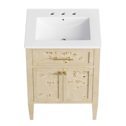 Modway EEI-6439 Elysian 24" Wood Bathroom Vanity Modway
