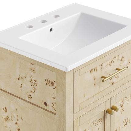 Modway EEI-6439 Elysian 24" Wood Bathroom Vanity Modway