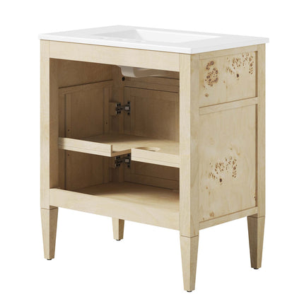 Modway EEI-6443 Elysian 30" Wood Bathroom Vanity Modway