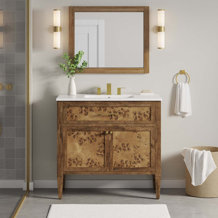 Modway EEI-6448 Elysian 36" Wood Bathroom Vanity Modway