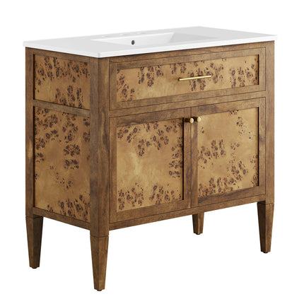 Modway EEI-6448 Elysian 36" Wood Bathroom Vanity Modway