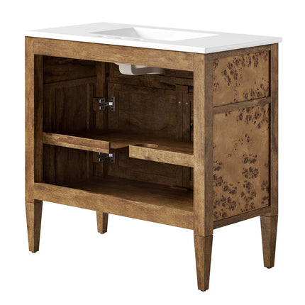 Modway EEI-6448 Elysian 36" Wood Bathroom Vanity Modway