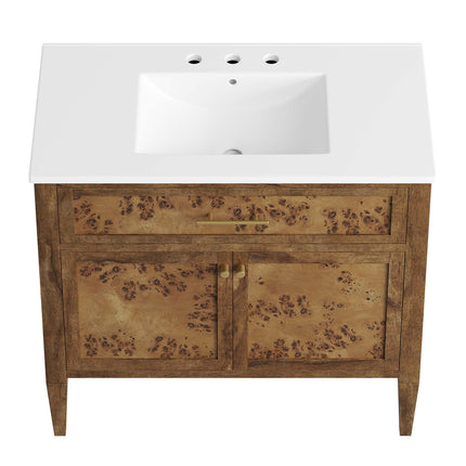 Modway EEI-6448 Elysian 36" Wood Bathroom Vanity Modway