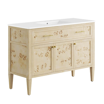 Modway EEI-6451 Elysian 48" Wood Single Sink Bathroom Vanity Modway
