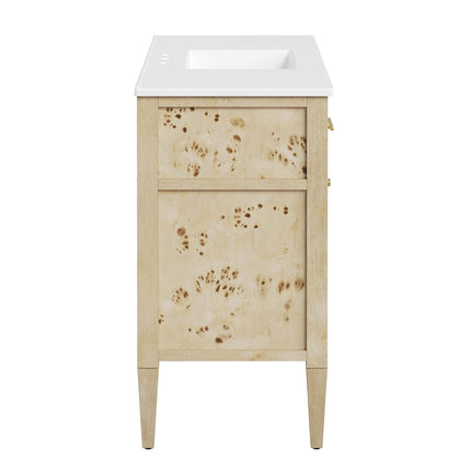 Modway EEI-6451 Elysian 48" Wood Single Sink Bathroom Vanity Modway