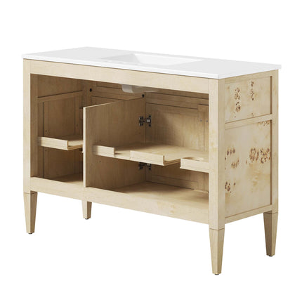 Modway EEI-6451 Elysian 48" Wood Single Sink Bathroom Vanity Modway