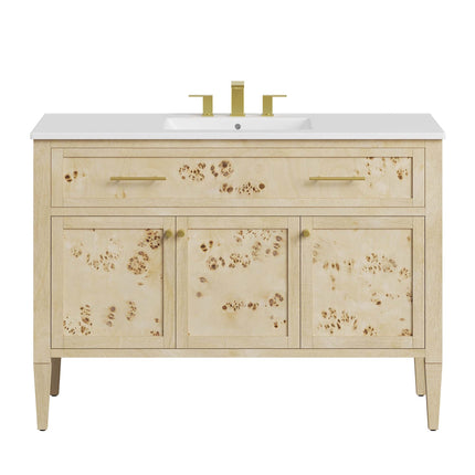 Modway EEI-6451 Elysian 48" Wood Single Sink Bathroom Vanity Modway