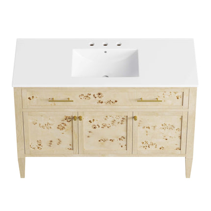 Modway EEI-6451 Elysian 48" Wood Single Sink Bathroom Vanity Modway