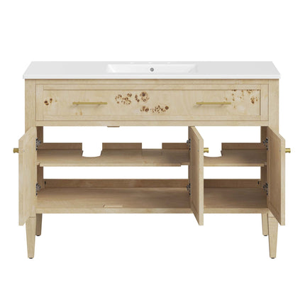 Modway EEI-6451 Elysian 48" Wood Single Sink Bathroom Vanity Modway