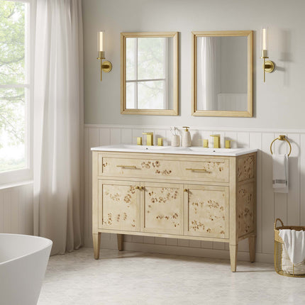 Modway EEI-6454 Elysian 48" Double Sink Bathroom Vanity Modway