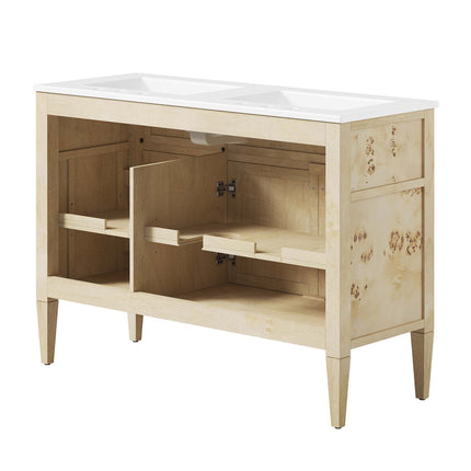 Modway EEI-6454 Elysian 48" Double Sink Bathroom Vanity Modway